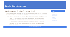 Desktop Screenshot of brollyconstruction.com