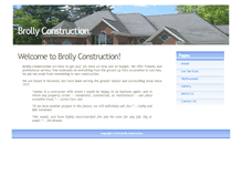 Tablet Screenshot of brollyconstruction.com
